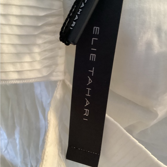 Elie Tahari white Mischa jacket Size Small 100% cotton no belt NWT - Picture 15 of 15